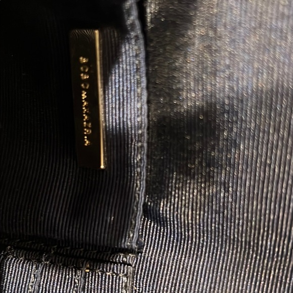 BCBG Max Azria Snake Print Sequin Clutch - Picture 5 of 7